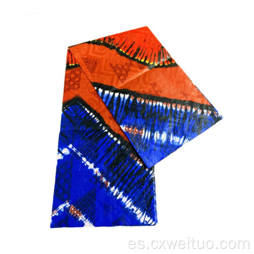 Polyester Ankara Fabrics Wax Impresión